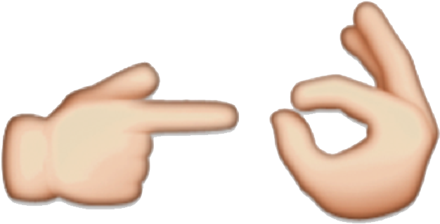 Hand Emoji Clipart Stop Sign - Hand Emoji (710x533), Png Download