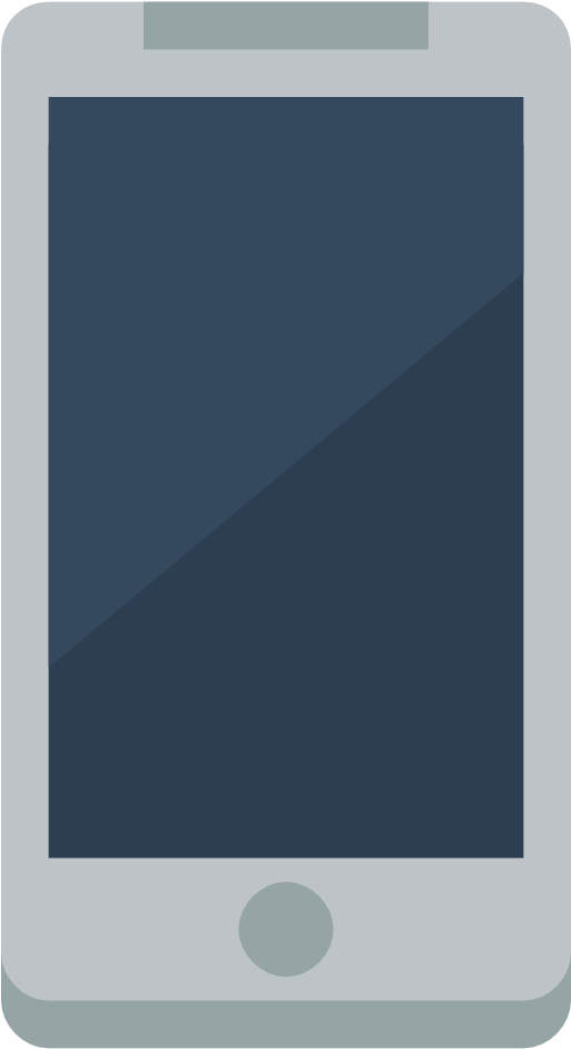 Download Svg Download Png - Mobile Phone Icon Flat (1024x1024), Png Download