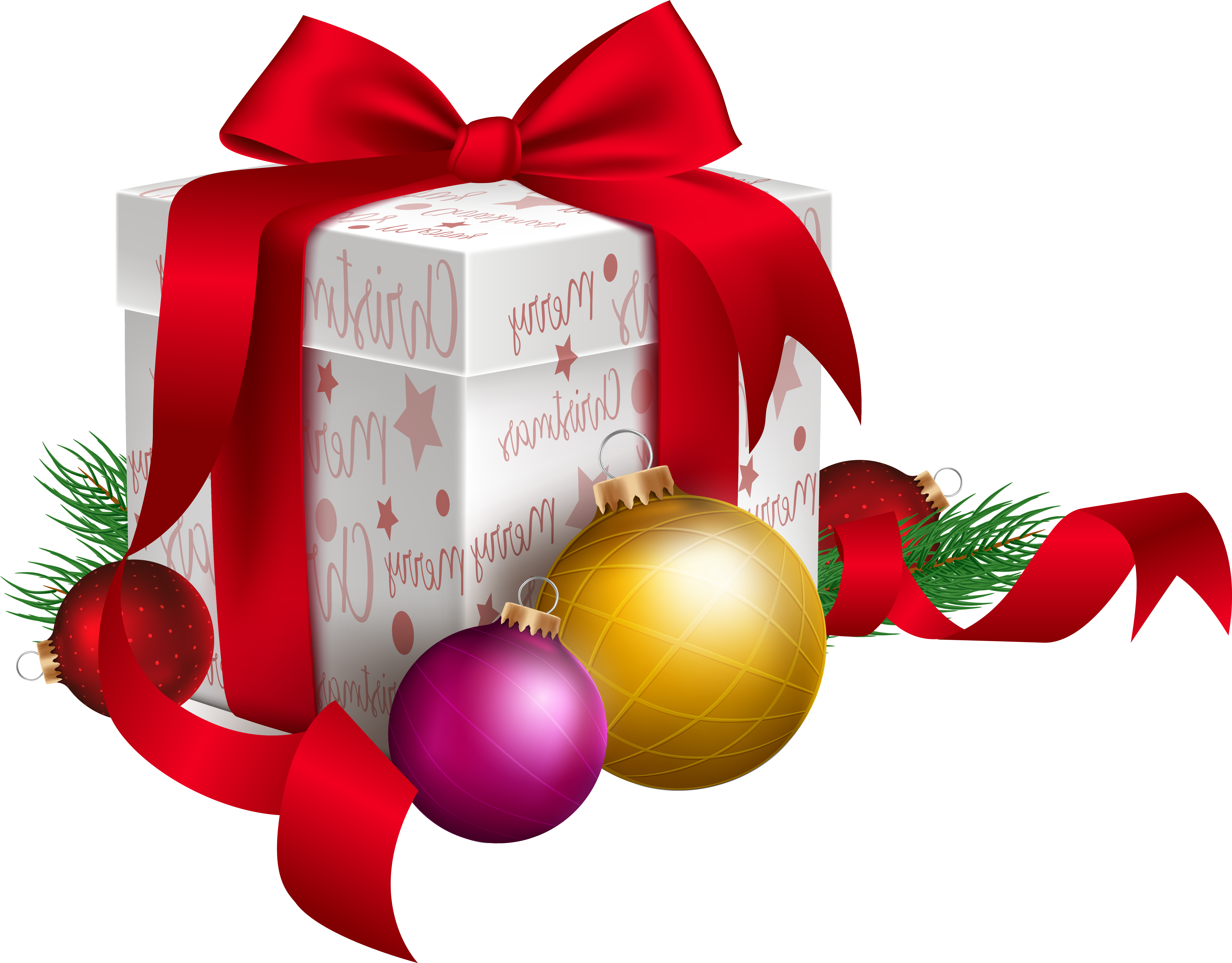 Christmas Present Png (6342x4961), Png Download