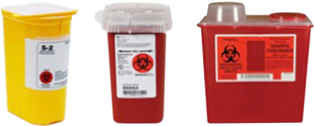 Sharps-container - Unimed Monoject Sharps Containers; Chimney-top, 8 Qt. (683x300), Png Download