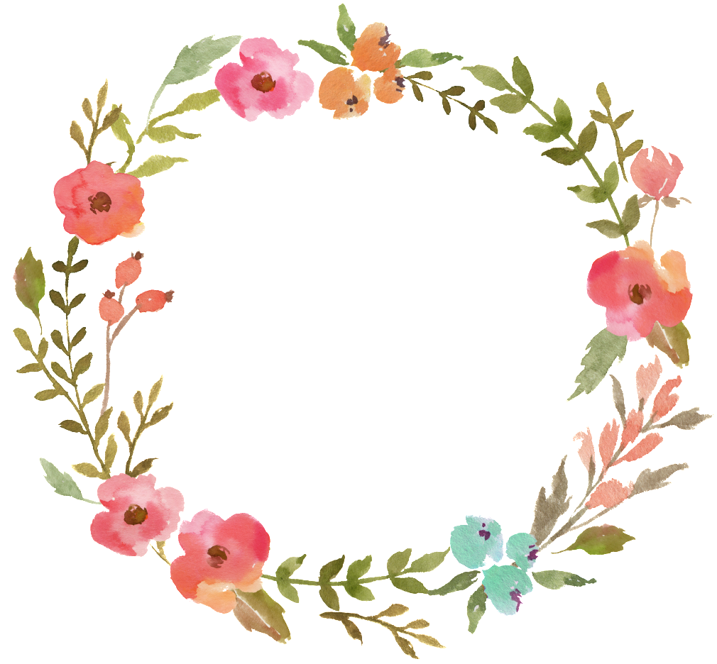 This Graphics Is Flower Ring Watercolor Transparent - Prayer Journal | Color Pages (1024x944), Png Download