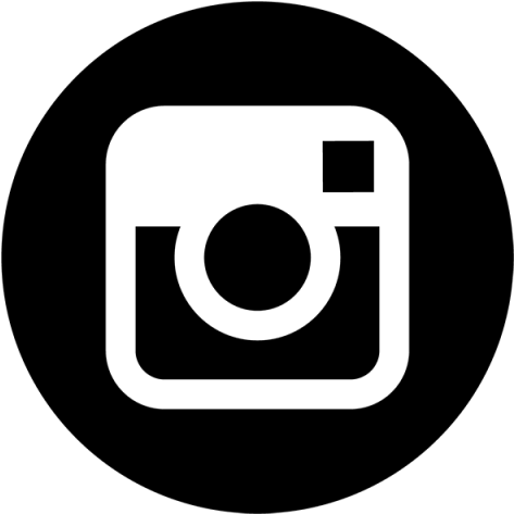 Instagram, Social, Media, Icon, Set, Network, Share, - Black Instagram Logo (640x640), Png Download