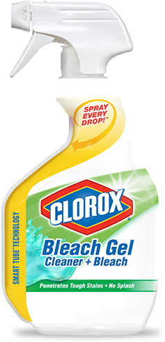 Bleach Gel Cleaner - Clorox Clean-up Cleaner Spray With Bleach 32 Fl Oz (329x491), Png Download