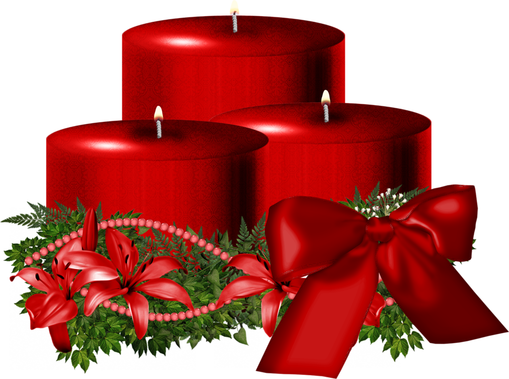 ○••°‿✿⁀candles✿⁀°••○ - Christmas Candle Png (1024x763), Png Download