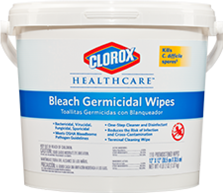 Clorox® Healthcare® Bleach Germicidal Wipes , 220pcs/ - Clorox Germicidal Wipes (500x500), Png Download