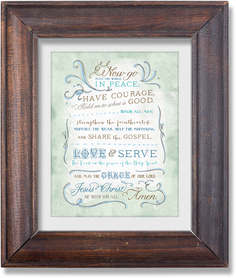 “benediction” Watercolor Art Print - Charles M. Schulz (1024x1024), Png Download