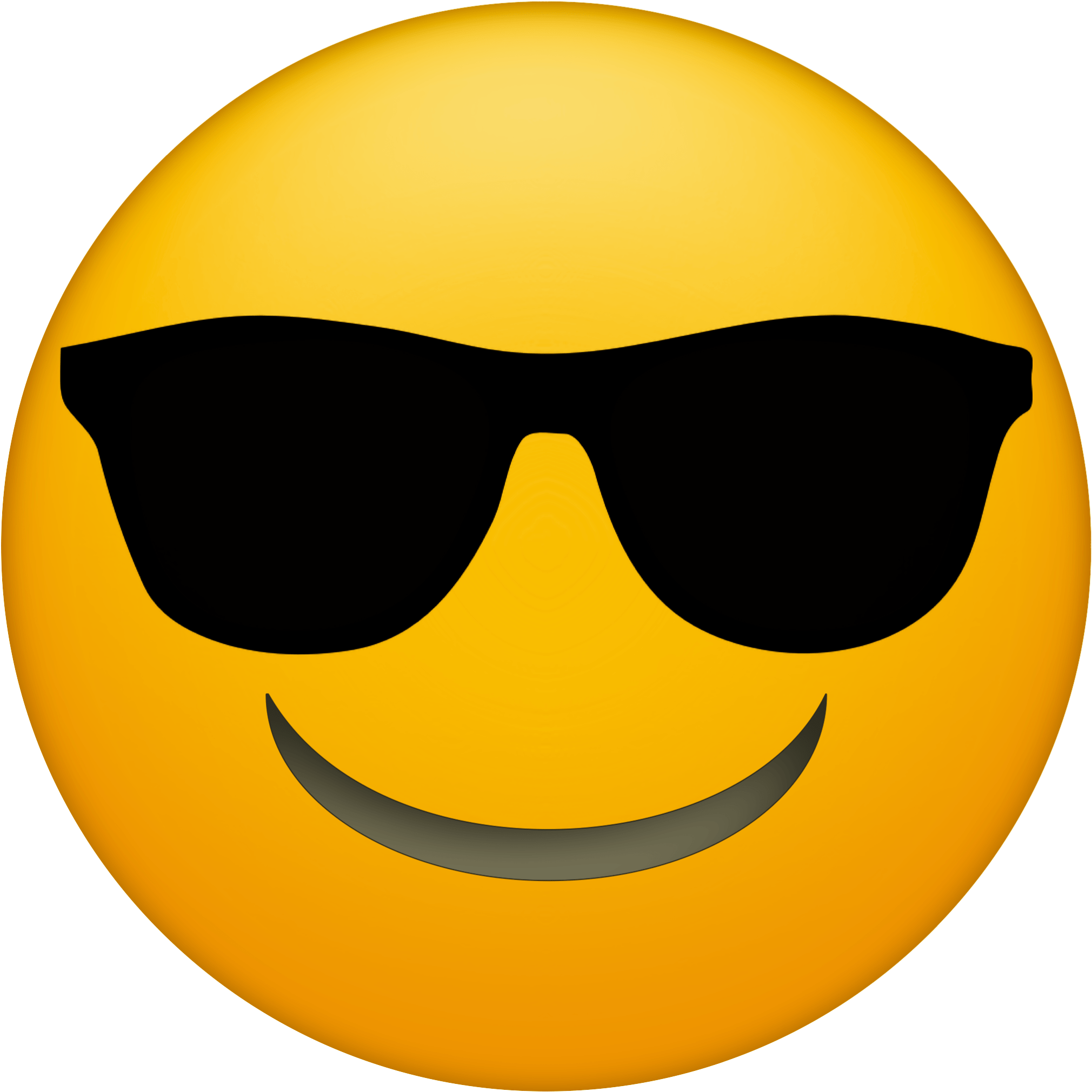 Emoji-sunglasses 2,083×2,083 Pixels Birthday Cake Girls, - אימוג י משקפי שמש (2083x2083), Png Download