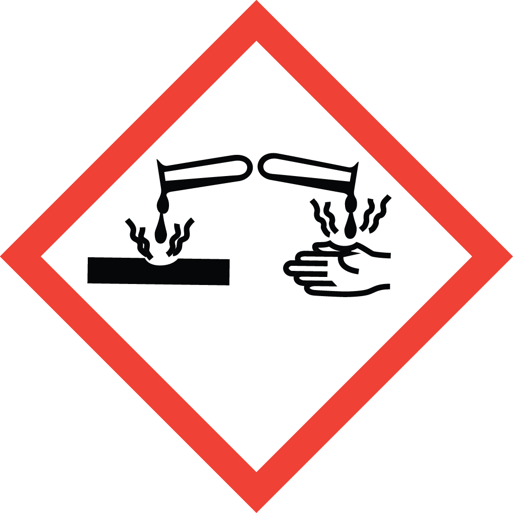 Pictogram - Ghs Pictograms Corrosive (1017x1017), Png Download