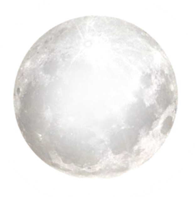 Full Moon Transparent Clipart - Bright Full Moon Png (800x800), Png Download