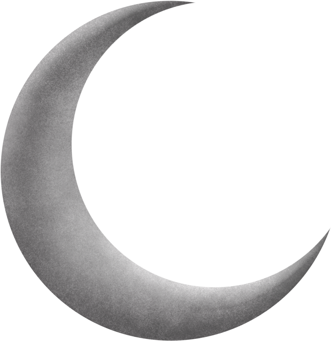 Create Background Photoshop Moon - Crescent Moon White Background (1500x1500), Png Download