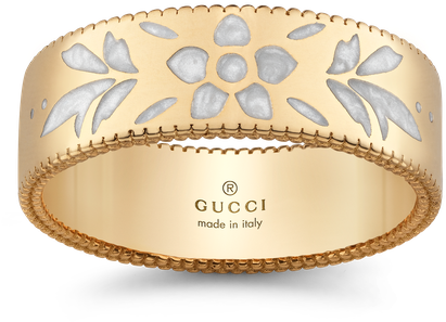 Gucci Icon Blooms Ring - Gucci Engagement Gold Rings (800x800), Png Download