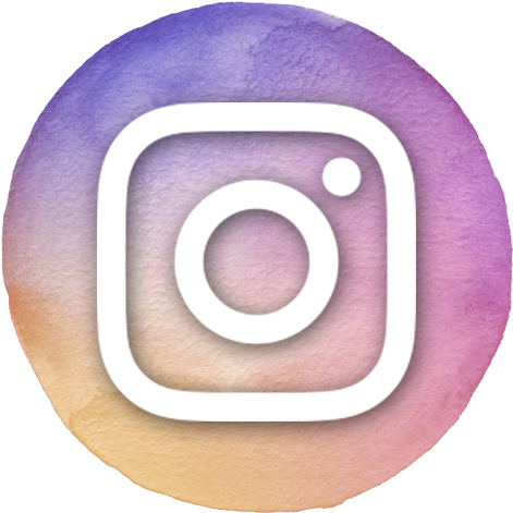 Follow Me On Instagram - Watercolor Instagram Logo Png (626x626), Png Download