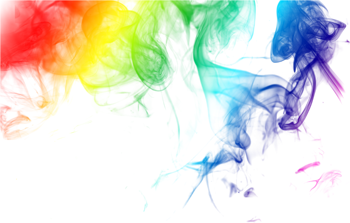 Free Icons Png - Colorful Smoke Transparent Background (1200x750), Png Download