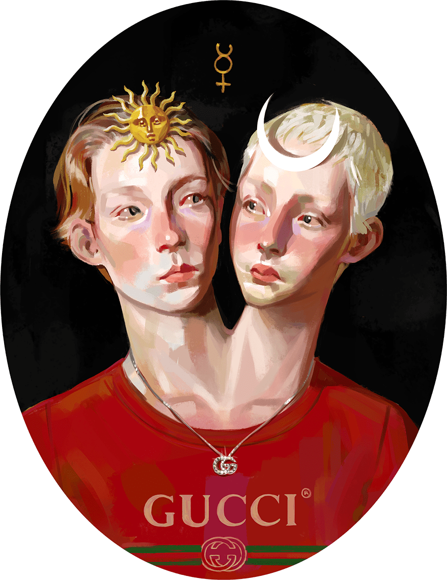 Omnia Vincit Amor - Omnia Vincit Amor Gucci (878x1140), Png Download
