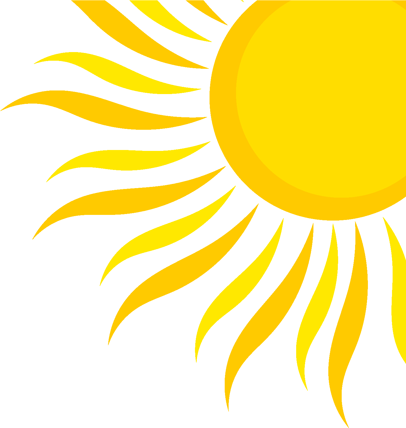 Summer Sun Png - Sun Clip Art (1384x1497), Png Download