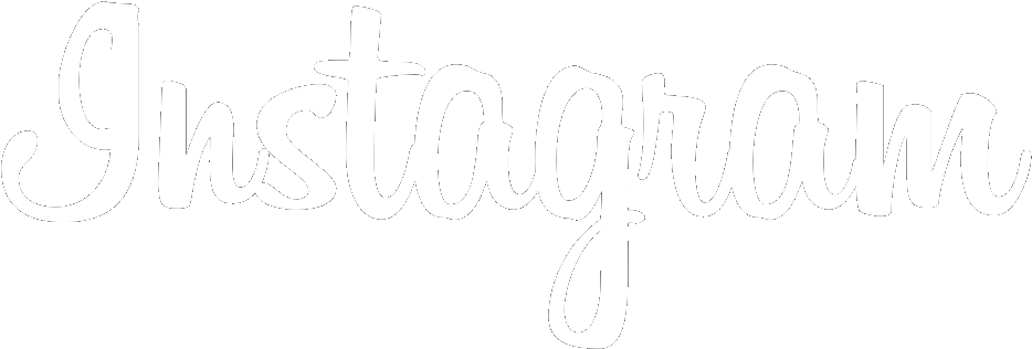 Instagram Font Logo White Png - Instagram White Text (978x373), Png Download