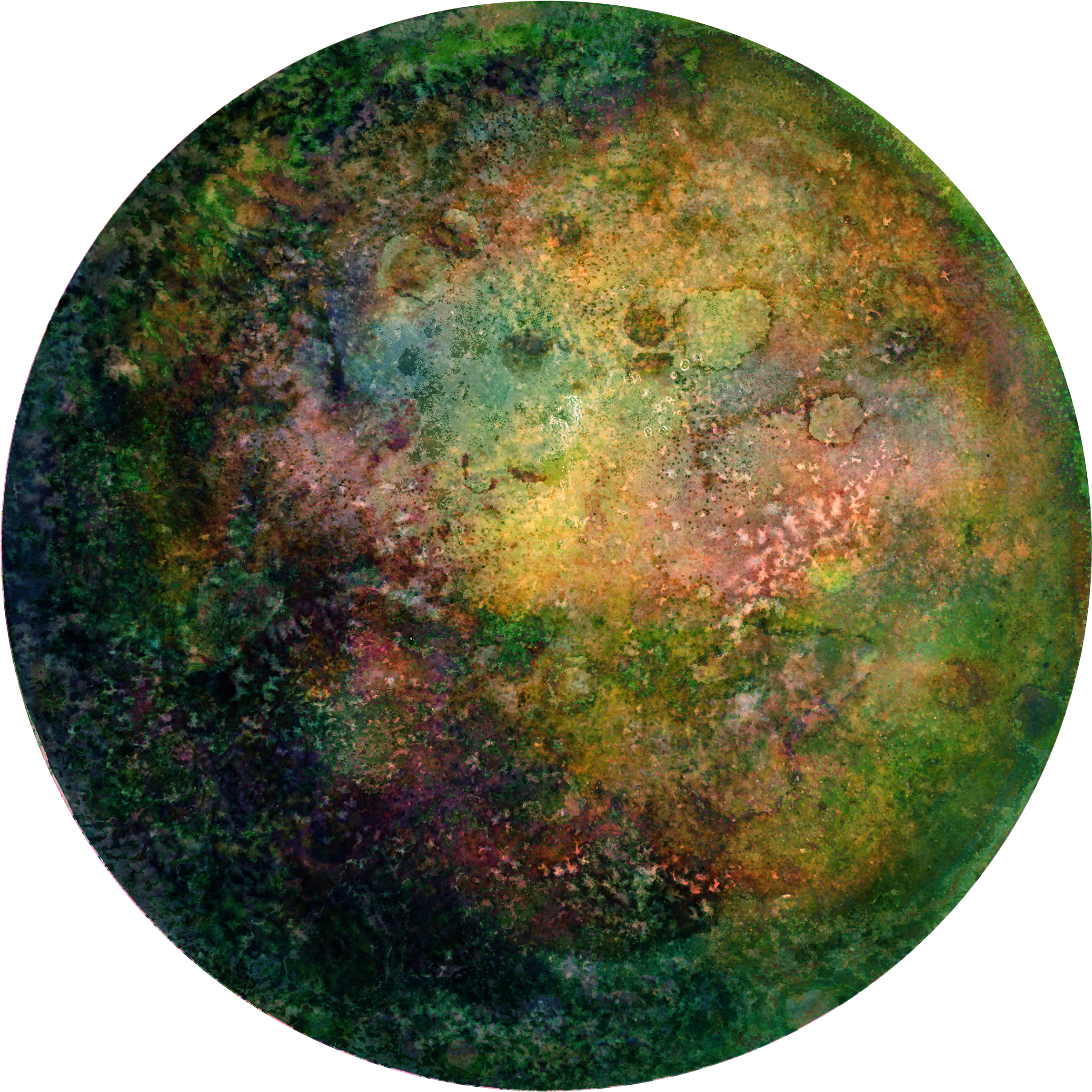 Kepler-22b - Watercolor Painting (2448x3264), Png Download