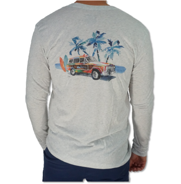 Watercolor Ii Long Sleeve - Dodge Dakota (590x600), Png Download