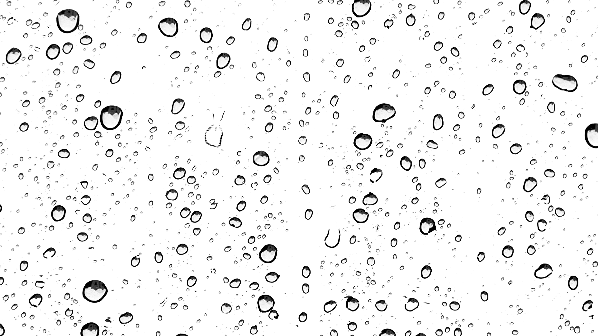 Raindrops Png Transparent Images - Rain Drops Png Hd (1920x1080), Png Download