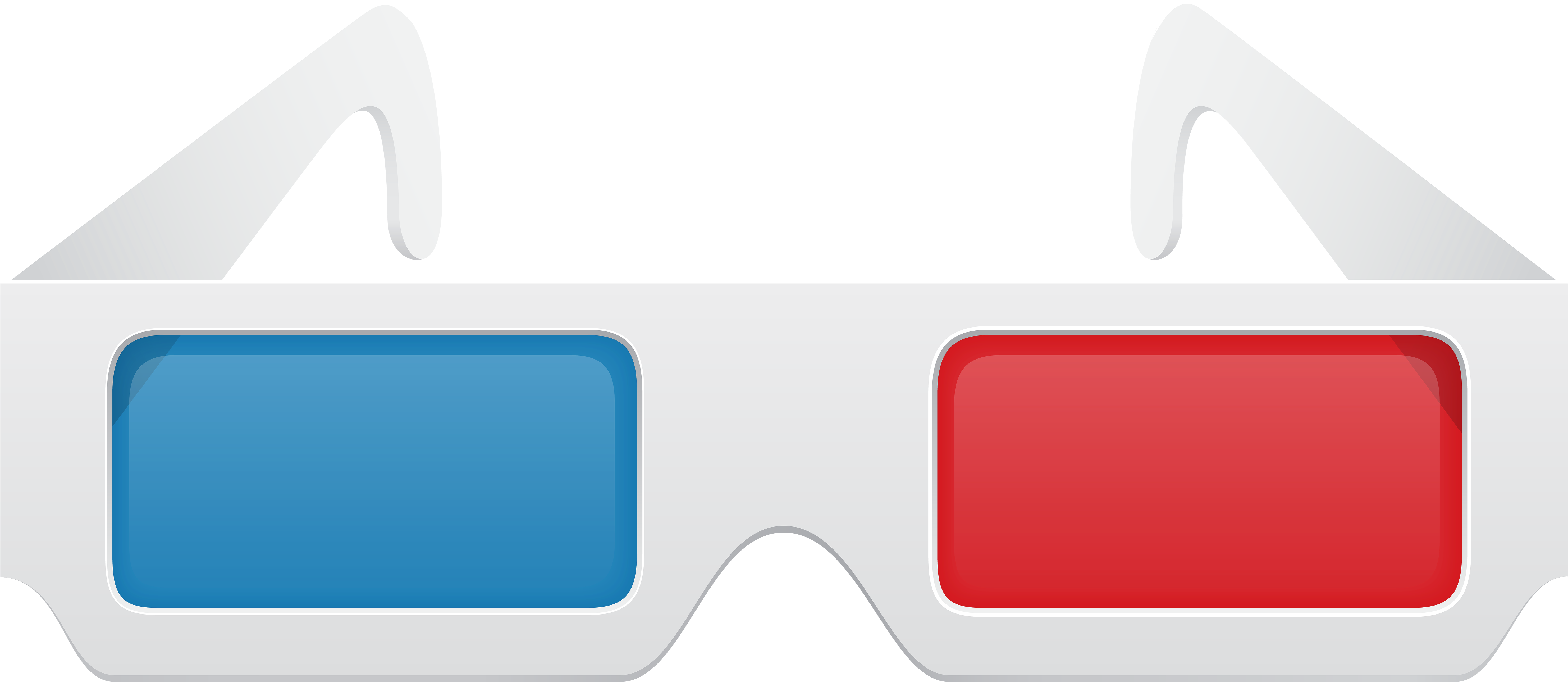 Cinema 3d Glasses Png Clip Art (6000x2609), Png Download