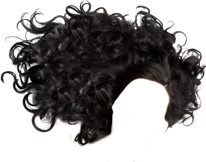 Hair Png - Black Curly Hair Png (849x566), Png Download