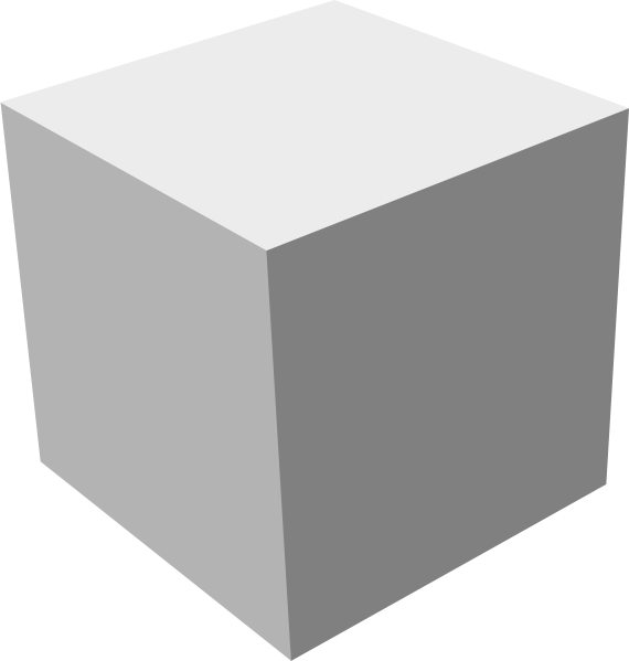 How To Set Use Shaded Cube Clipart (570x599), Png Download