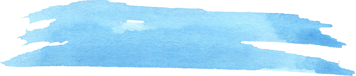 Free Download - Light Blue Paint Stroke (1173x250), Png Download