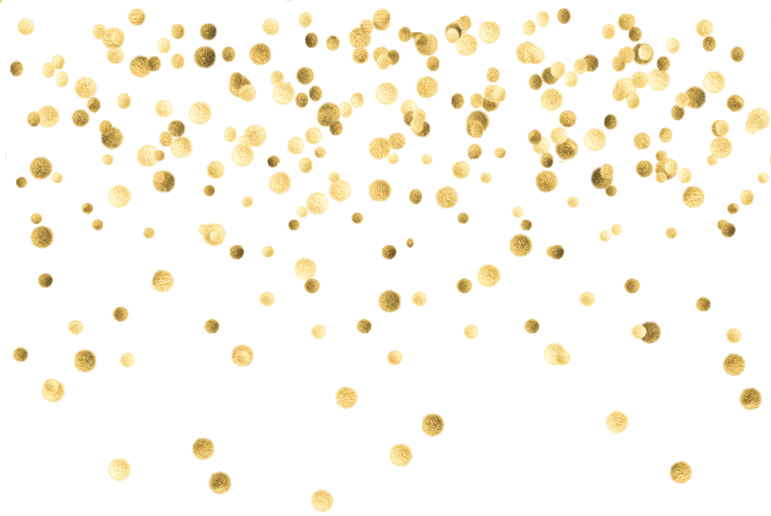 Gold Sparkle Png Transparent - Gold Confetti Transparent Background (1503x1005), Png Download