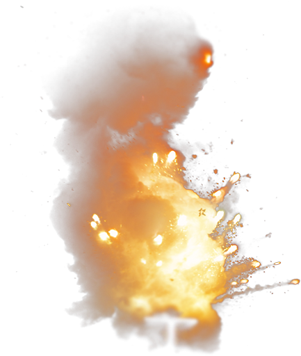 Explosion Fire Bomb Boom Memezasf - Explosion (770x712), Png Download