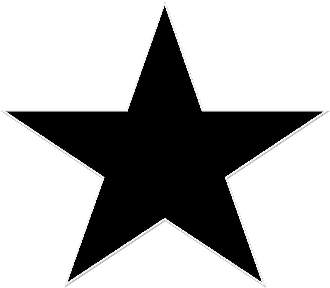A Black Star - Black Star Png (1152x1002), Png Download
