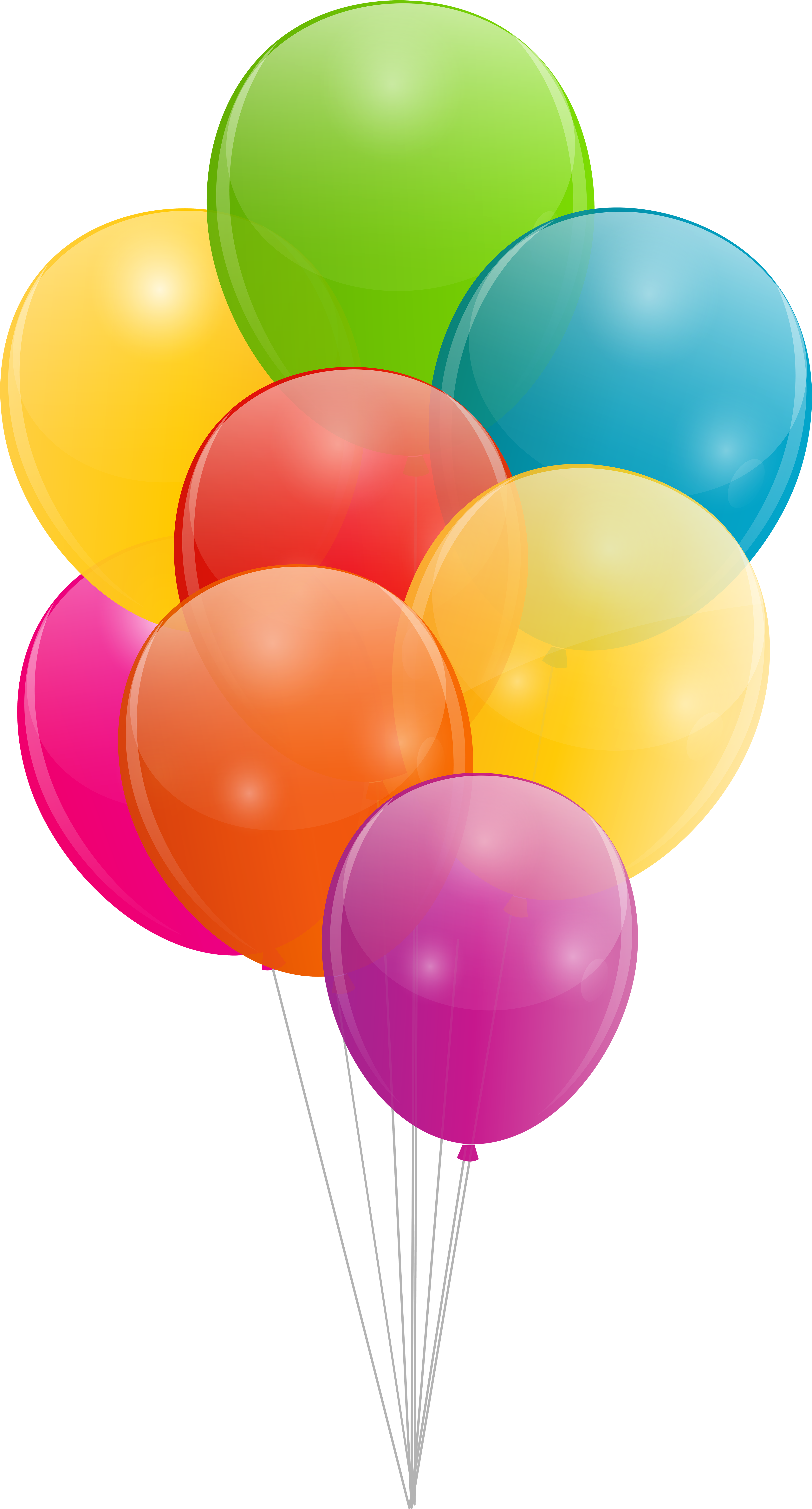 Balloons Png Clip Art (4468x8000), Png Download