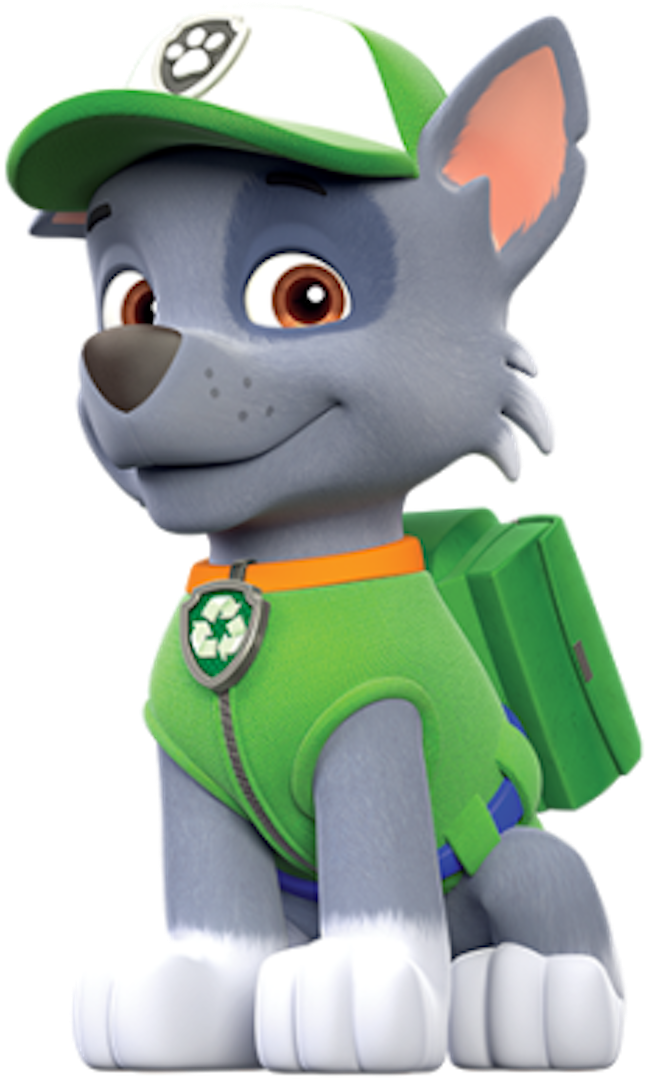 Paw Patrol Rocky, Paw Patrol Stickers, Paw Patrol Coloring - Rocky Paw Patrol Png (480x445), Png Download