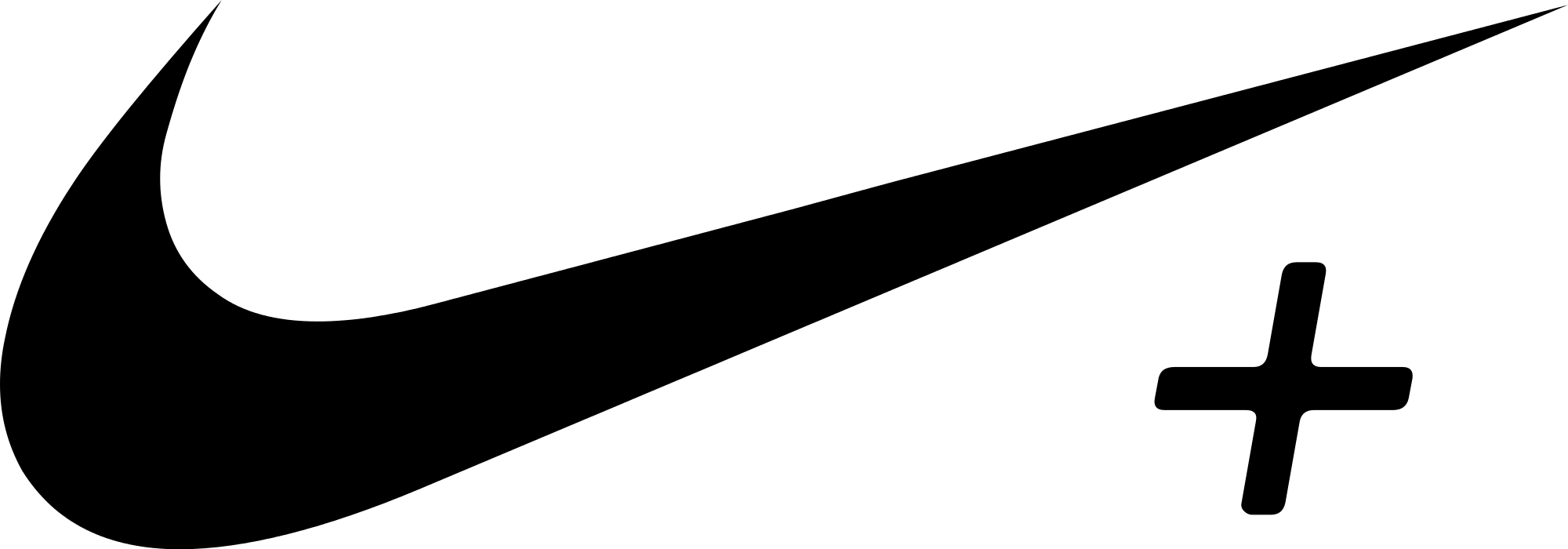 Swoosh Vector Transparent - Nike Logo Svg (1280x448), Png Download