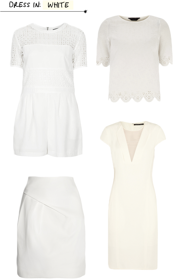 I Love How She Can Rock Summer Whites 2 Ways And Look - Cocktail Dress (600x1000), Png Download
