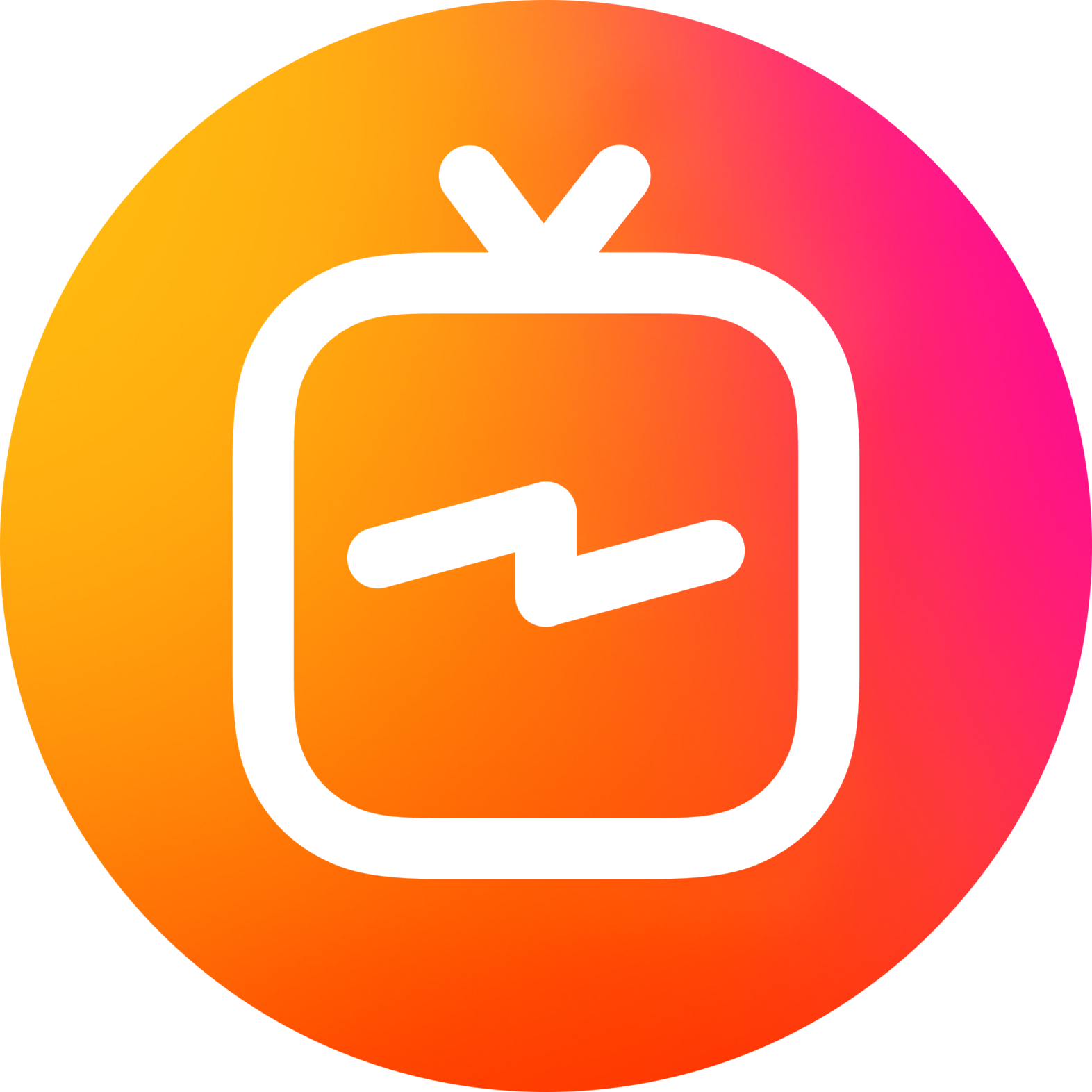Instagram Igtv Logo Circle Png Full Transparent - Igtv Logo (1572x1572), Png Download