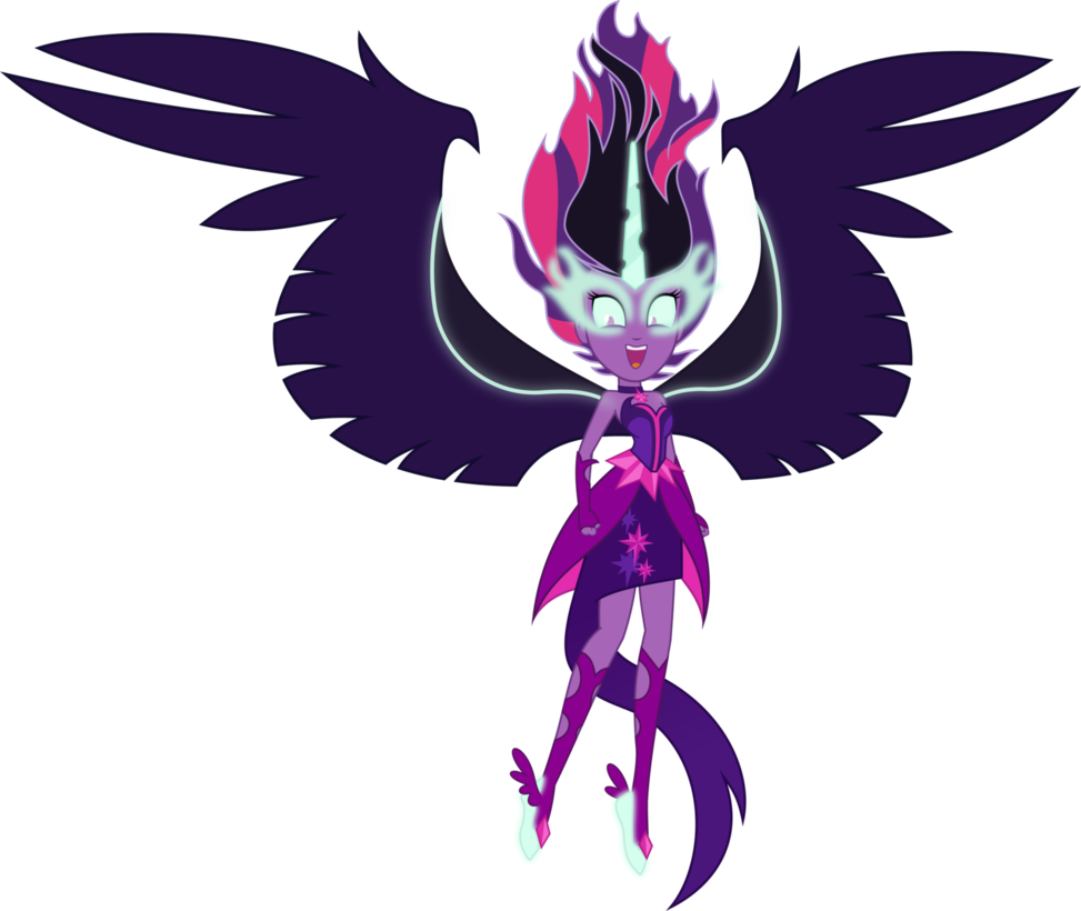 Midnight Sparkle - Mlp Eqg Midnight Sparkle (973x820), Png Download