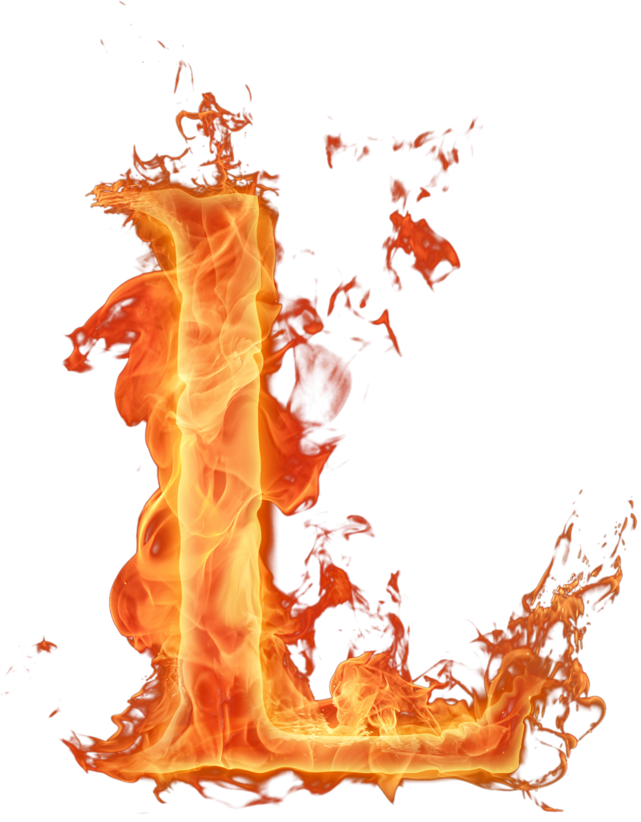 Visite A Galeria De Alfabetos Clicando Aqui Info Fogo - Fire Alphabet Png (1247x1600), Png Download