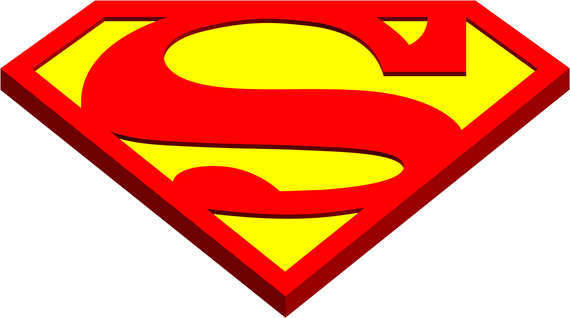 Superman Logo Png Cartoon Jpg Library Download - Logo Superman (2000x2000), Png Download