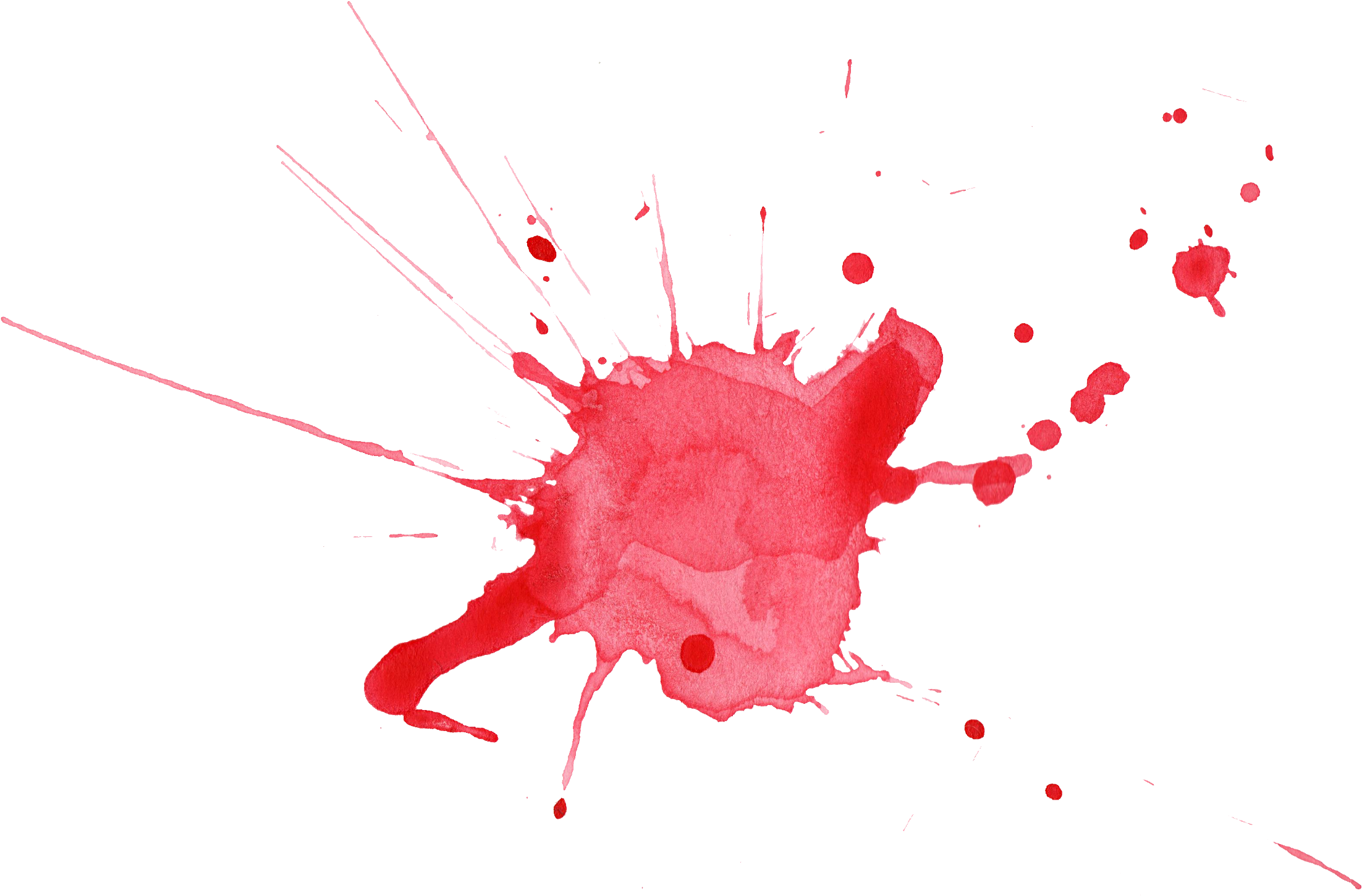 Water Color Splatter Png - Watercolor Painting (2409x1596), Png Download