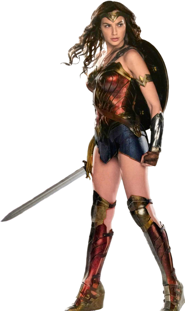 Wonder Woman Png Free Download - Wonder Woman Png (643x1103), Png Download