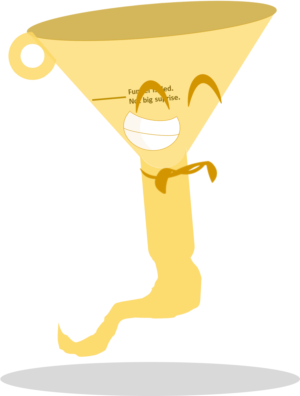 Funnel Ghost - Article Insanity Funnel (1087x1411), Png Download