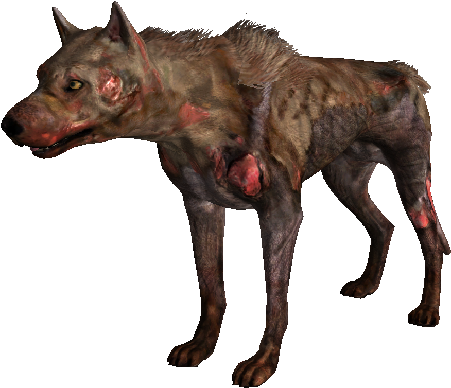 Vicious Dog - Savage Dog Fallout (1014x806), Png Download