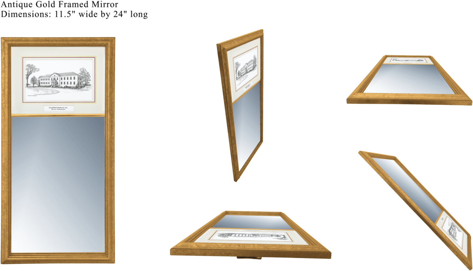 American University ~ Antique - Appalachian State University Mirror (2048x1133), Png Download