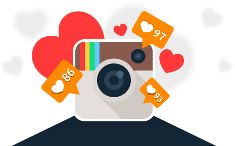 Instagram Clipart Instagram Like - Instagram Likes (465x290), Png Download