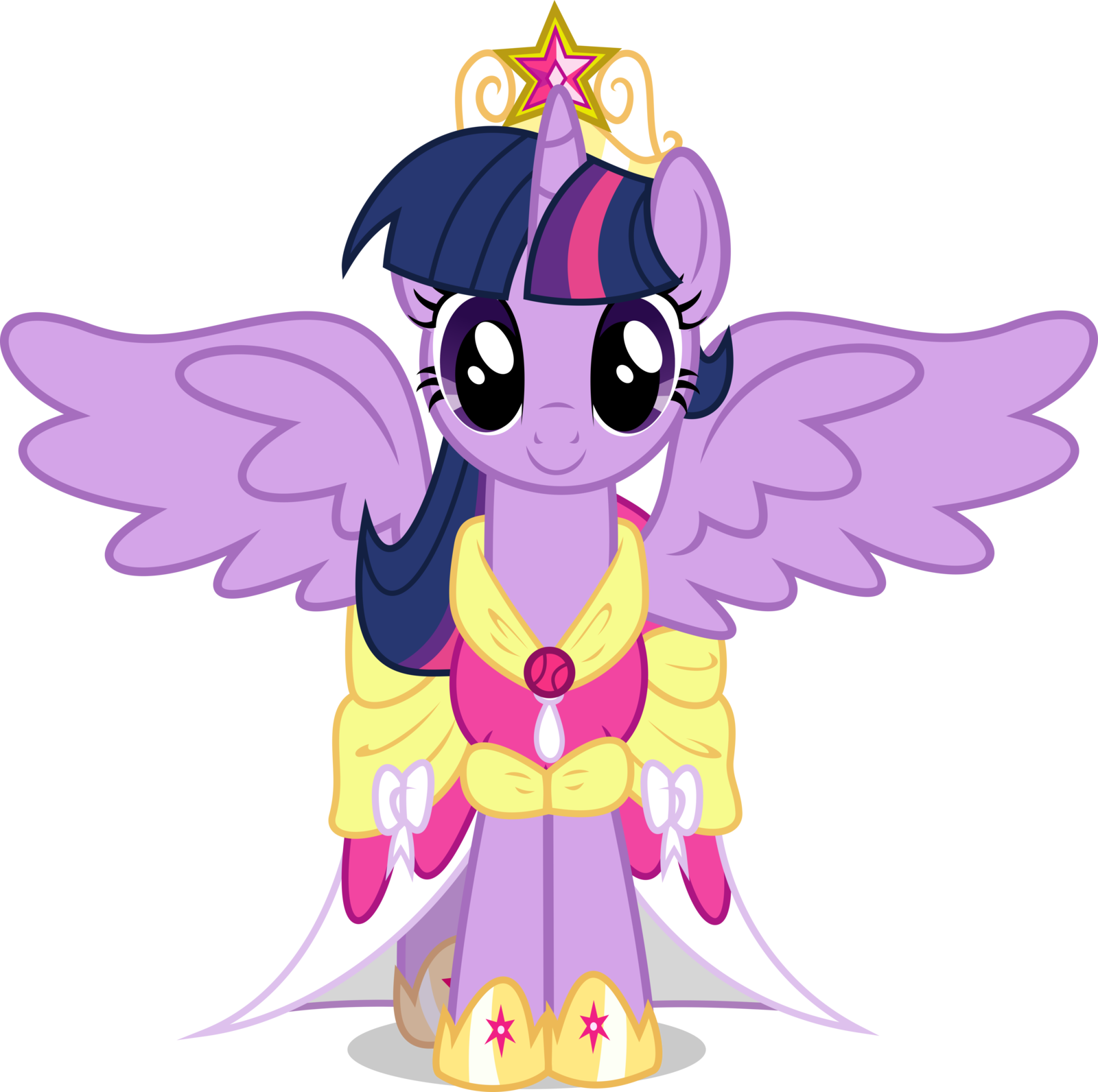 Fanmade Princess Twilight Sparkle - Princess Twilight Sparkle Pony (1600x1592), Png Download