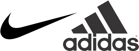 nike adidas logo