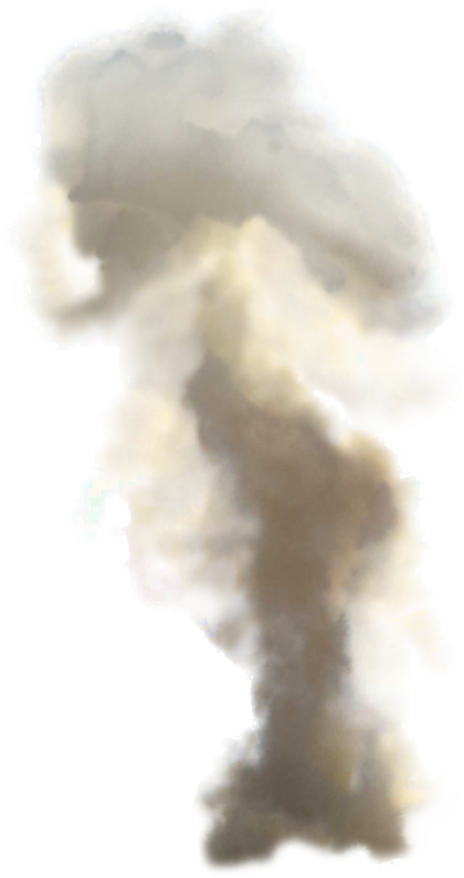 Naturalforces/ Explosion - Brown Smoke Png (420x795), Png Download