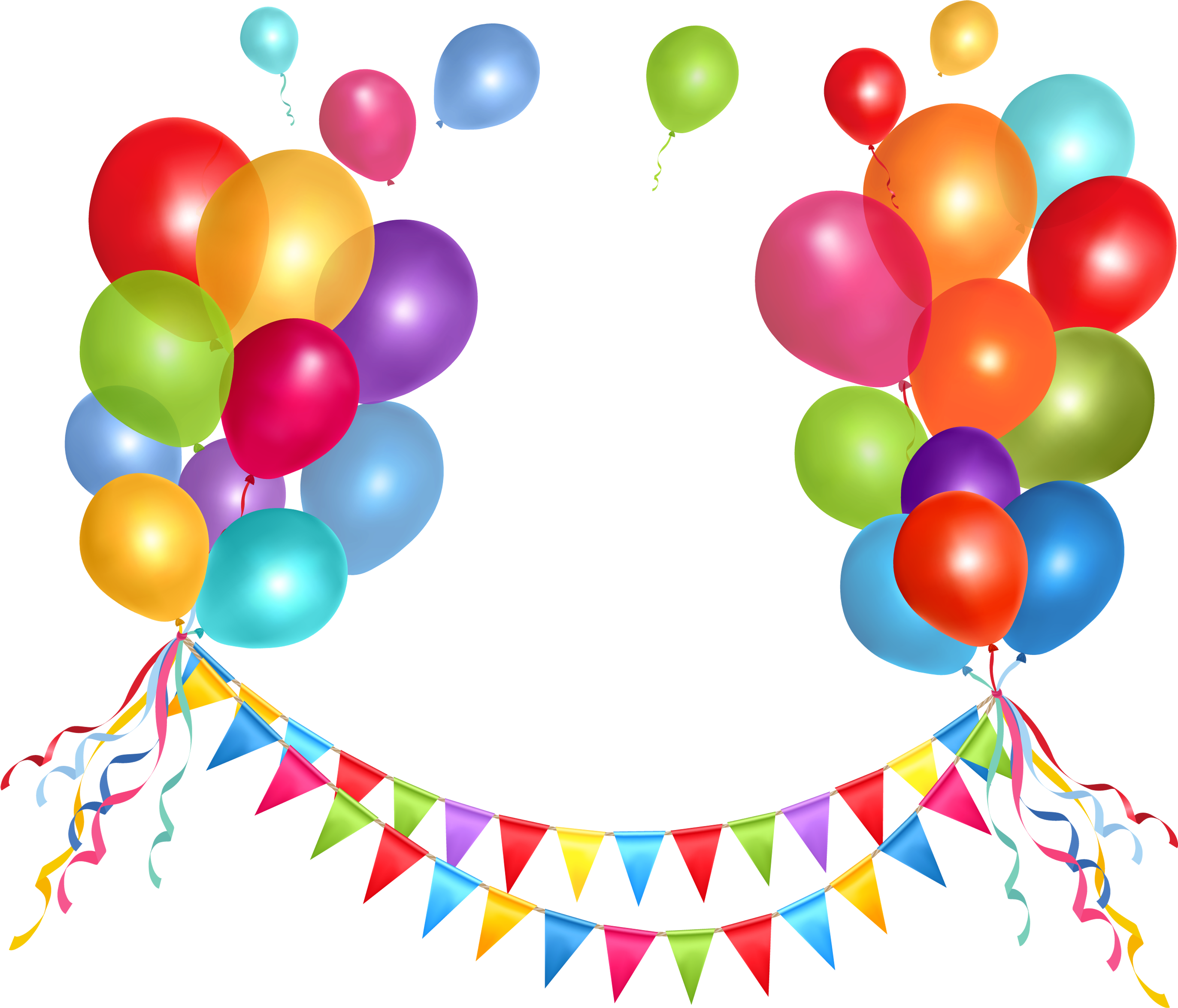 Balloons Png (3763x3139), Png Download