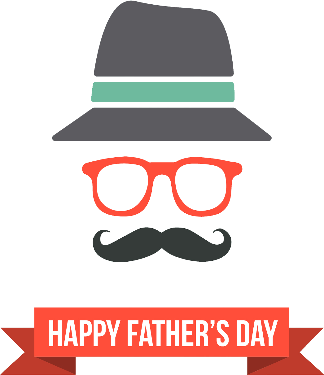 Fathers Day Png Free Photo - Fathers Day Banner Png (1024x1024), Png Download