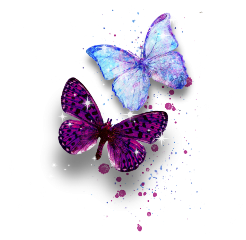Download Watercolor Butterfly Butterflywings Mariposa Sticker -  Mephibosheth PNG Image with No Background - PNGkey.com